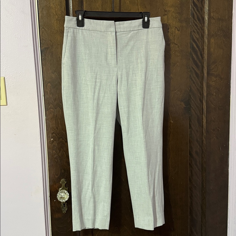 Light Gray Cropped Pants